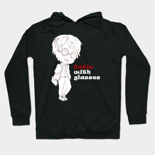 cute with glasses Hoodie by loulousworld